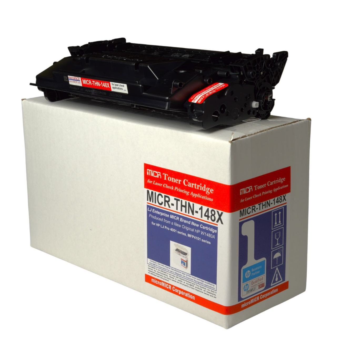 HP 148A (MICR-THN-148A) Black/Monochrome Standard Yield Toner Cartridge (W1480A)