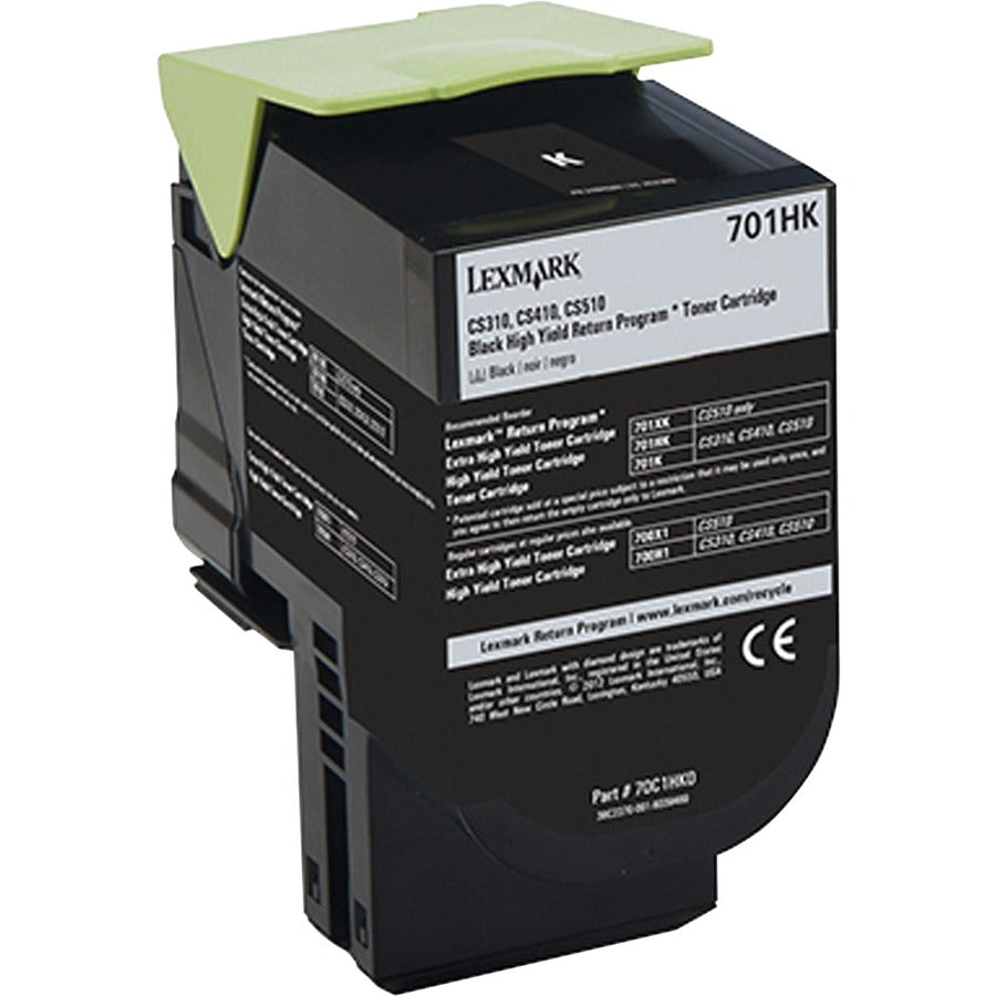 Lexmark 701H (70C1HK0) High Yield Black Compatible Toner Cartridge