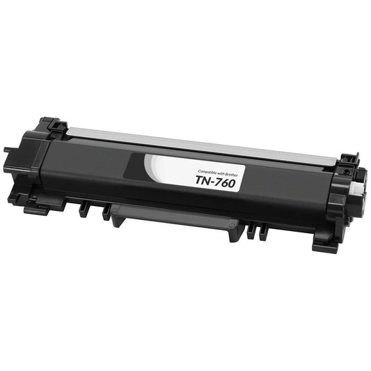 Brother TN-760 Black/Monochrome Compatible Toner Cartridge